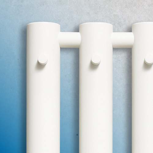 Design radiator Rosendal massive - detail